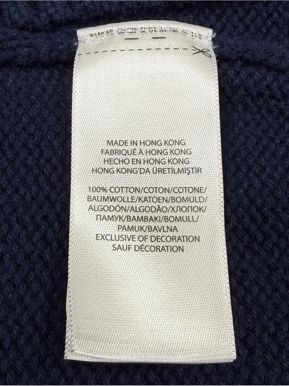 Polo Ralph Lauren Sweater Men Small Blue Applique Logo Cotton Crew Knit Spellout - Picture 7 of 9